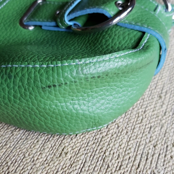 Lime Green & Blue MSC Main Street Collection Purse - Picture 8 of 8